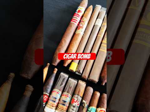 Cigar Bomb from my BOTLs @ChrisSosa-x4x and @Cshack93 #cigars #asmr #tobacco #smoking