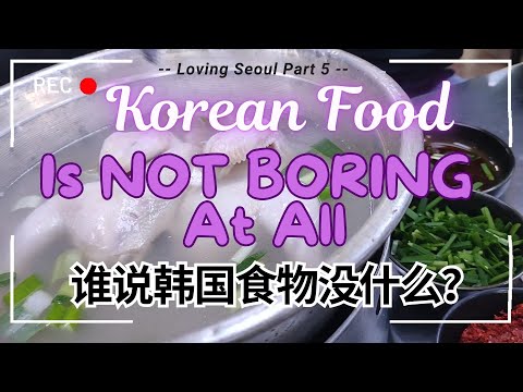 Best 5 Korean food in Seoul IMO (Pt.5) 我觉得最棒的五种韩国 (首尔) 美食