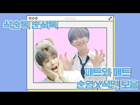 [세븐틴/석순톡/순석톡/호시/도겸] 석순톡 순석톡 세븐틴 대표 패트와 매트 호시X도겸