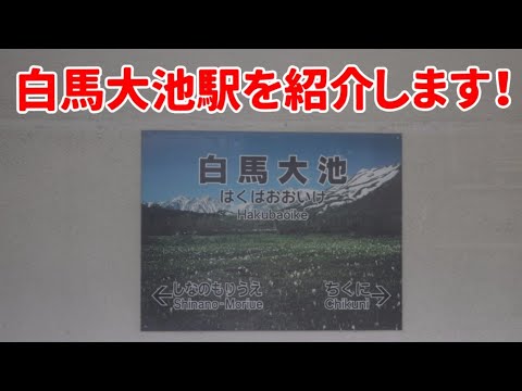 【栂池高原】白馬大池駅を紹介します