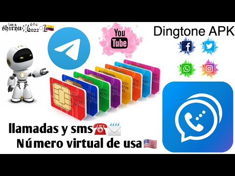 Aplicación para llamadas/sms ☎ y Número Virtual de USA 🇺🇸 2022/Dingtone