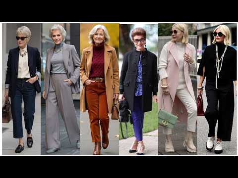 Fashion guide for mature women over 50+60👗||Fashion for Natural older women over 50 🎀👗