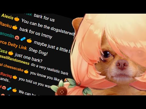 Immy Bisou Reveals Her True Form and Barks for Chat