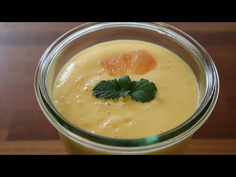 芒果優格冰淇淋 Homemade Mango Yogurt Ice Cream 手工製作 只需三種材料 無需冰淇淋機 without ice cream machine