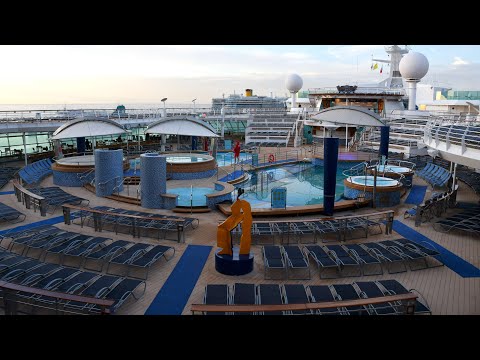 Royal Caribbean Voyager of the Seas Outside / Exterior Guided Walking Tour 4k