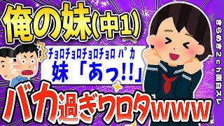 【2ch面白いスレ】中学の妹がバカ過ぎるｗｗｗ【ゆっくり解説】