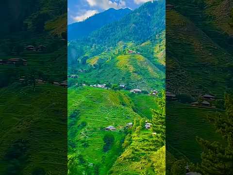 Kashmir Mountain Village View #kashmir #kashmirvalley #mountains #views #mountain #pakistan #travel