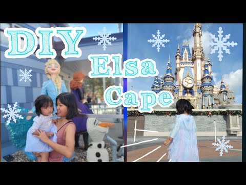 DIY Frozen Elsa Cape | Comfortable & Beautiful Elsa Cape for My Daughter