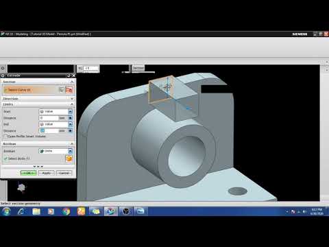 Tutorial 3D Modeling Pemula#1 | Nx Siemens Versi 10