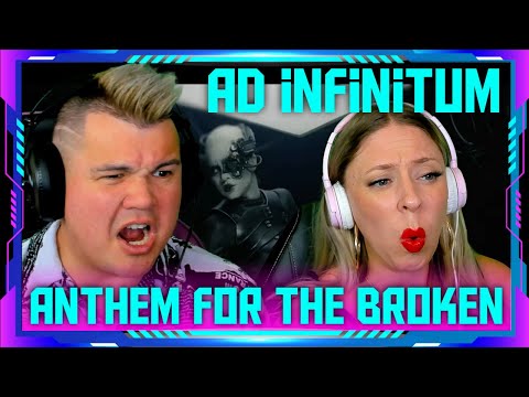 Reaction to AD INFINITUM - Anthem For The Broken (Official Video) | THE WOLF HUNTERZ Jon and DOlly