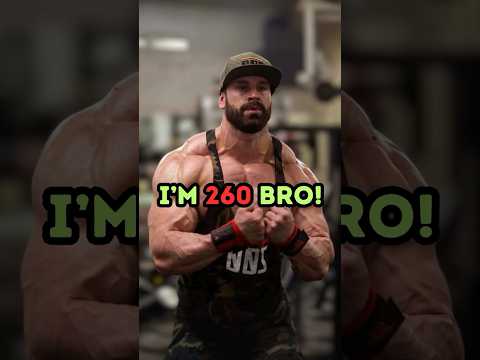 Bradley Martyn's 260lb Ego vs Reality #shorts #bodybuilding