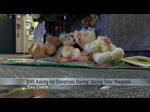 Eau Claire DHS asking for donations during 'Giving Tree' program