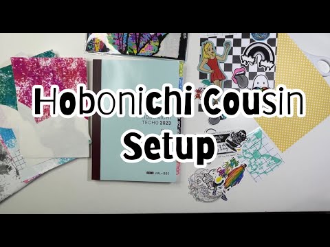 Hobonichi Cousin Setup #hobonichicousin