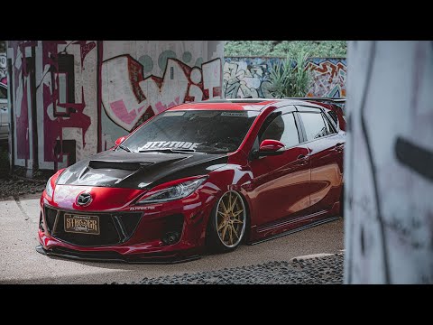 Bagged Mazda 3 #stabber解析影像 #stabber人車生活 #mazda3 #jdm #feelair #magicair