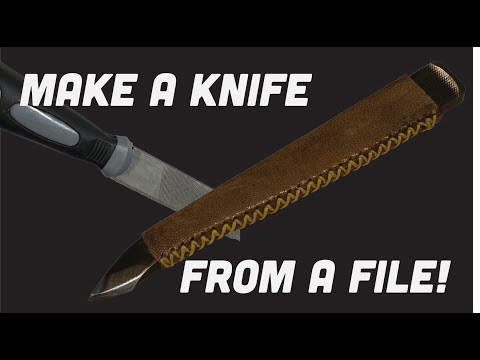 Justin Makes a Knife - Does He Lose a Finger?