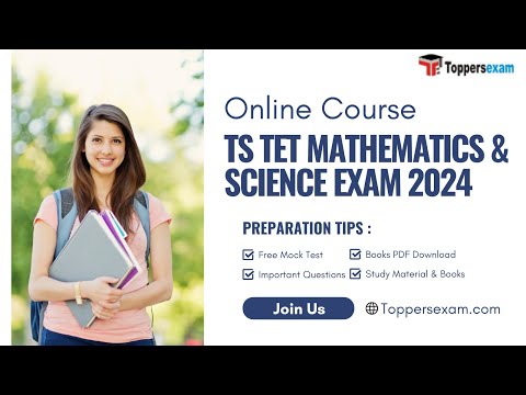 TS TET MATHEMATICS & SCIENCE Online Test Series 2024, Important Questions, Books PDF Free Download