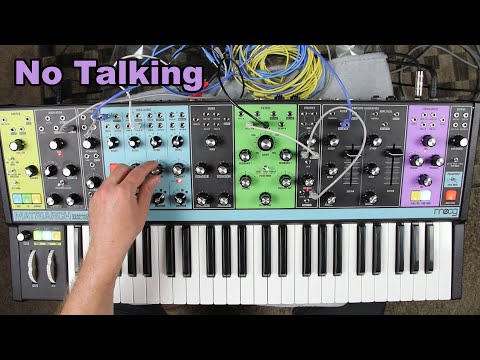 Moog Matriarch Demo - No Talking 15 Minutes Continuous