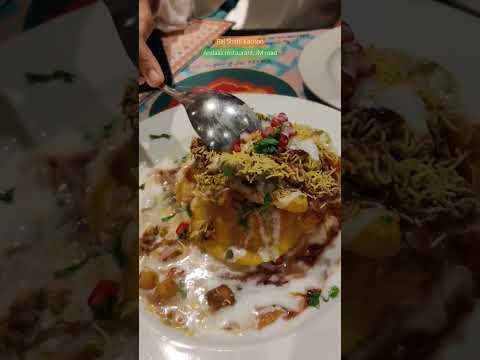 Raj kachori at Andaaaz restaurant, JM road #food #punefoodie #foodie #mumbai #rajkachori #chaat