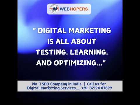 Best Digital Marketing Company in India | Webhopers.com | Pharmahopers.com |  #shorts #motivation