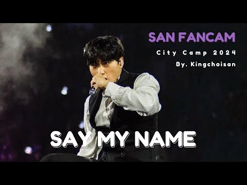 [241005 CITY CAMP JAKARTA] ATEEZ CHOI SAN SAY MY NAME FANCAM FOCUS 에이티즈 산 직캠