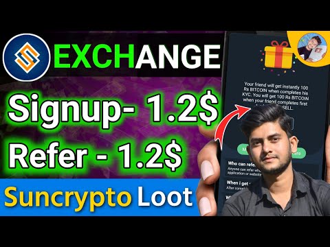 Suncrypto Exchange Crypto Airdrop | 🤑 1.2$ instant Withdrawal New Crypto Loot Today | Zid Earning