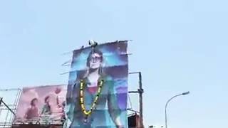 #Nayanthara fans celebrating #Dora 's100 crore entry| First 100cr entry for an actress oriented film