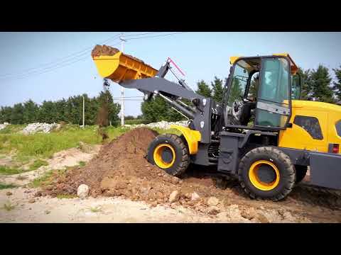 China High end wheel loader, Shandong Luyu TJ loaders