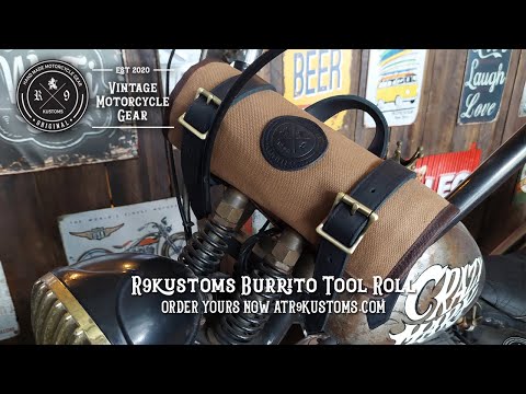 Vintage canvas motorcycle tool toll | R9Kustoms