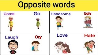 100 Opposite word | Opposite word for toddlers | विपरीत शब्द | Vocabulary for children @kidsvideo067