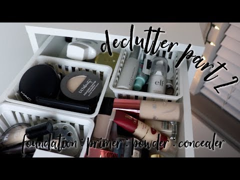 Declutter Vlog #30 | Face Products