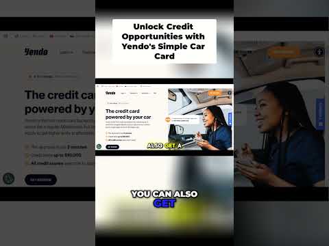 Unlock Credit Opportunities with Yendo's Simple Car Card