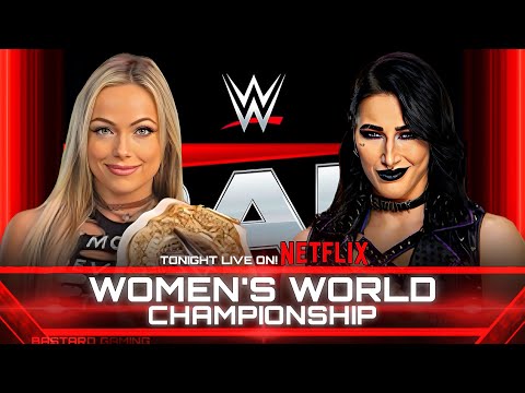 Liv Morgan VS Rhea Ripley - Women's World Championship |  Full Match Highlights WWE Raw Netflix