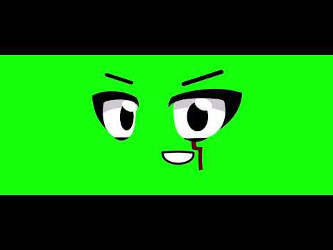 Cree mi primer video de pantalla verde con cara gacha!