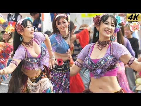 【4K】 常盤平さくらまつり　#2　ベリーダンス　Belly Dance in Japan　2024