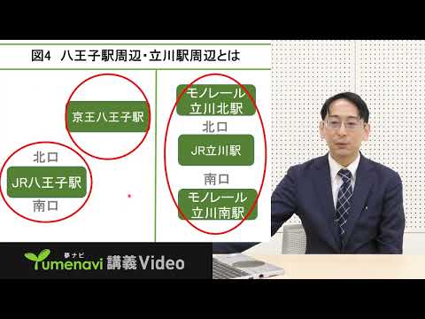 【夢ナビ模擬授業】なぜ八王子と立川の「にぎわい」に差があるのだろうか？