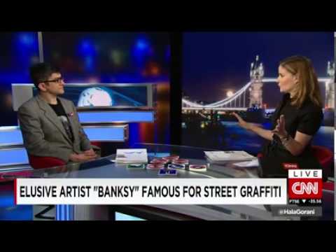 CNN News August 21 2015 Elusive artist 'Banksy' opens art theme park