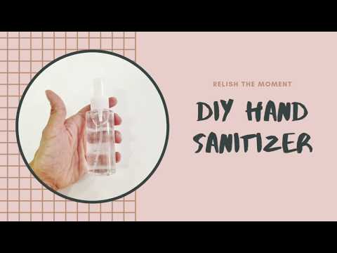 DIY Hand Sanitizer (fight coronavirus)