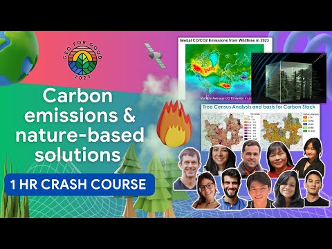 AI 4 wildfires, Seagrass, Urban Forest, Amazon: Lightning Talk Climate Mitigation | Geo4Good'23