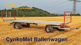 CynkoMet Ballenwagen, verzinkt (auch mit hydraulischer Ladungssicherung) | Mezger Landtechnik