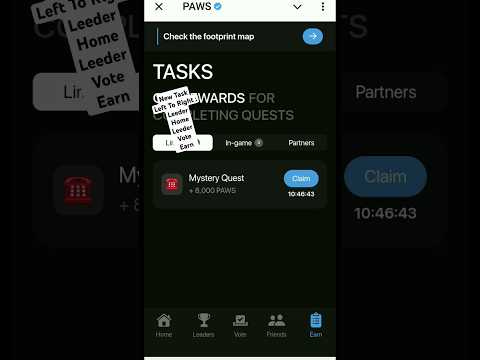 Paws Airdrop Today New TASK,New Task In Paws,Paws Task Quiz , Paws Mestry Box