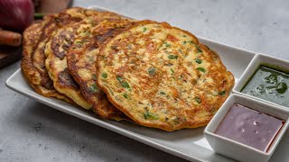 Moonglet | Easy Indian Vegan Breakfast Dish | Tasty Vegan Omelette Recipe with Moong Dal