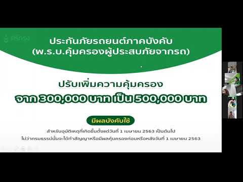 โค้ชเปิ้ล :ความรู้ประกันภัยรถยนต์ พรบ. 2020