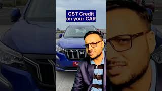 Claiming GST Credit on your Car #shorts #finance #youtubeshorts