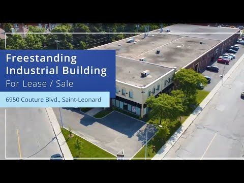 Freestanding Industrial Building for Lease/Sale on the Island of Montréal