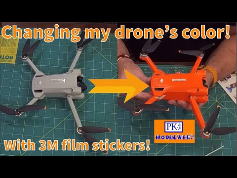 Drone Wrap - the movie!  Make your drone easier to spot and extend your line-of-sight!