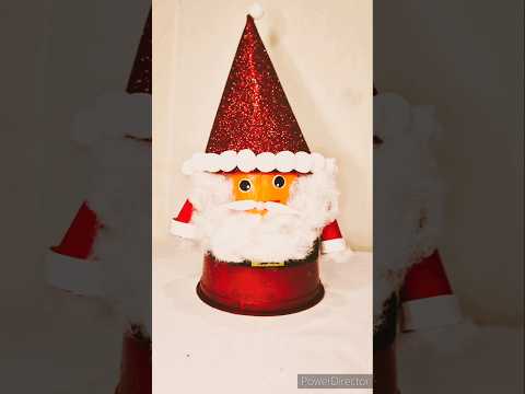 How to Make a Santa Claus from Storage Bins#shorts #diy