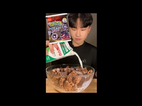 🤯5배 더 거대해진 고오스 초코케익으로 만든 🍫초코 과자탕 먹방 asmr