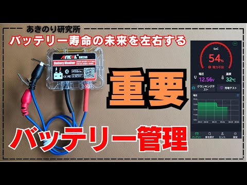 バッテリー管理が重要！バッテリーの寿命の未来を左右！5年使いたい人は必見！ANCEL BM200のススメと使い方解説！No0164