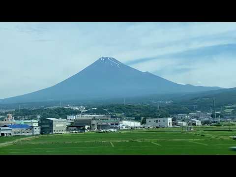 新幹線から富士山