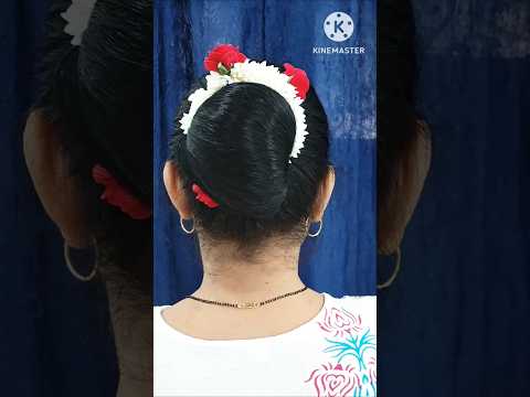 Easy Bun Hairstyles With Rubber Band 🤩#hairstyles #trending #vairalvideo #youtubeshorts